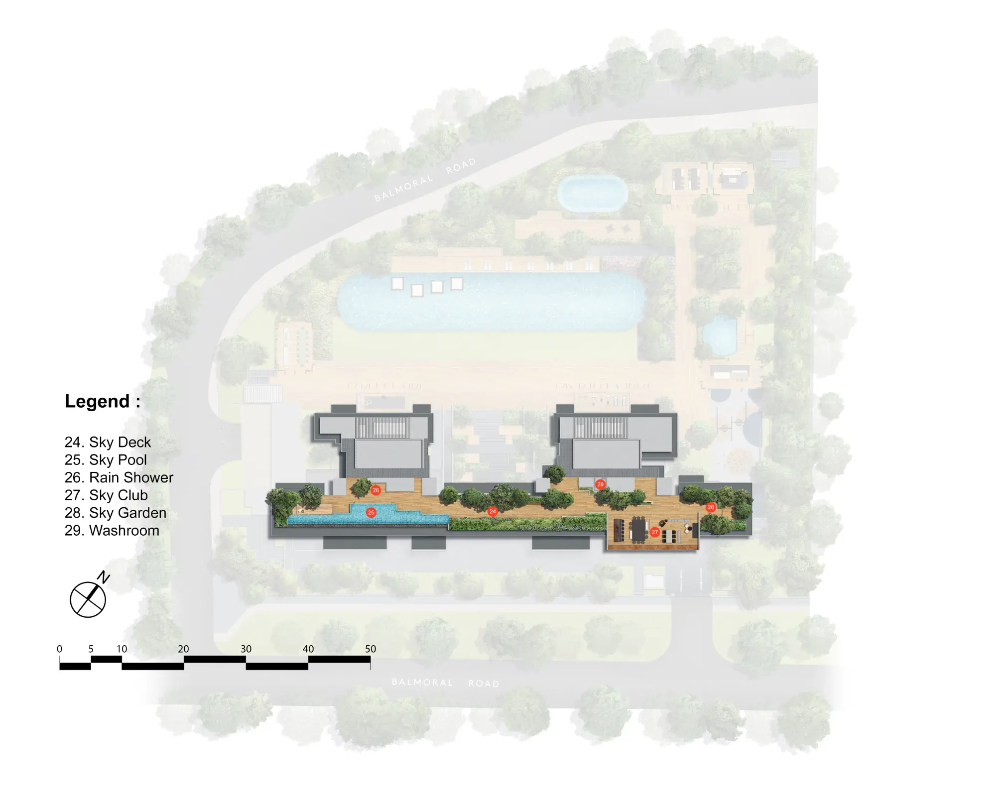 The Hyde Singapore Site Map